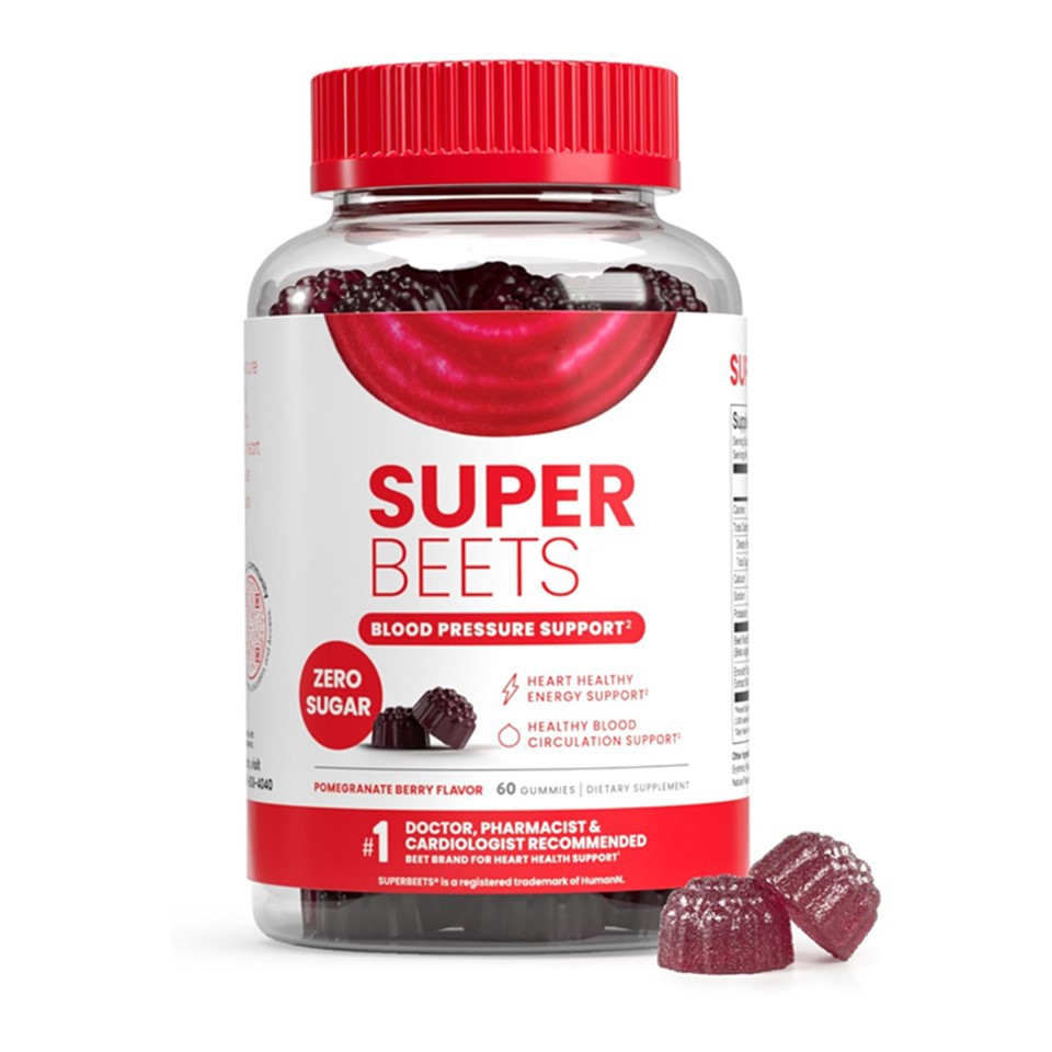 Superbeets Heart Gummies - núll sykur