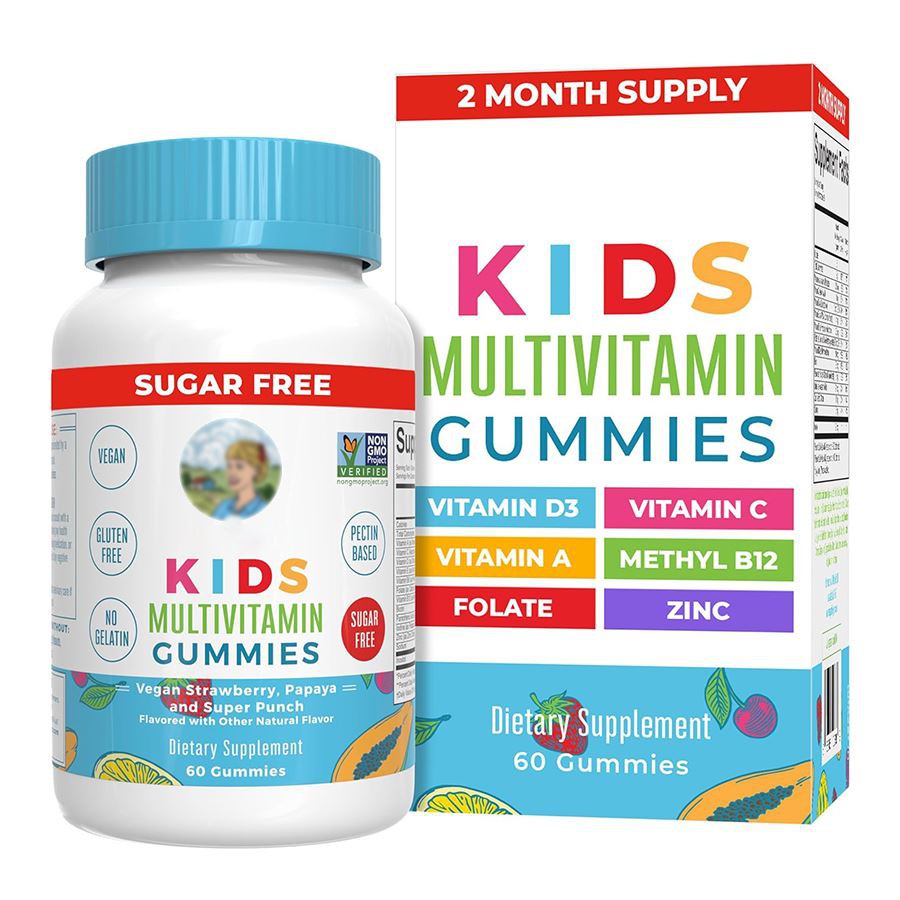 Maryyruth's Kids Multivitamin Gummies Delicious, næringarefni pakkað stuðningur við vaxandi líkama