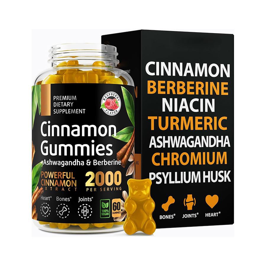Premium kanill gummies náttúrublóðsykur stuðningur við lifandi líf